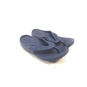 Crocs Navy Blue Flip Flops Kid's Size 12